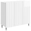 Sideboard Hvid højglans 89 x 34,5 x 82 cm Konstrueret træ