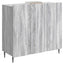 Sideboard Grå sonoma-eg 89 x 34,5 x 82 cm Konstrueret træ