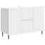 Sideboard Hvid 89 x 34,5 x 62 cm Konstrueret træ