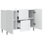 Sideboard Hvid 89 x 34,5 x 62 cm Konstrueret træ