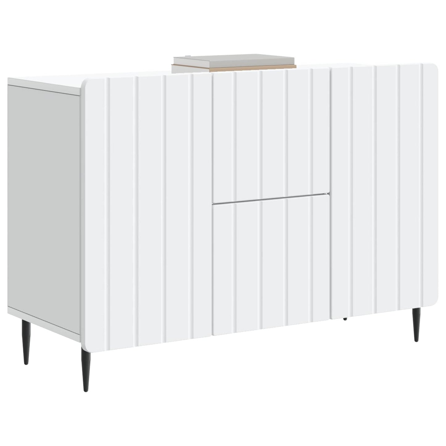 Sideboard Hvid 89 x 34,5 x 62 cm Konstrueret træ