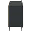 Sideboard med skuffe Sort 89 x 34,5 x 62 cm Konstrueret træ