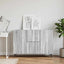 Sideboard Grå sonoma-eg 89 x 34,5 x 62 cm Konstrueret træ