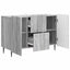 Sideboard Grå sonoma-eg 89 x 34,5 x 62 cm Konstrueret træ