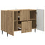 Sideboard Artisan-eg 89 x 34,5 x 62 cm Konstrueret træ
