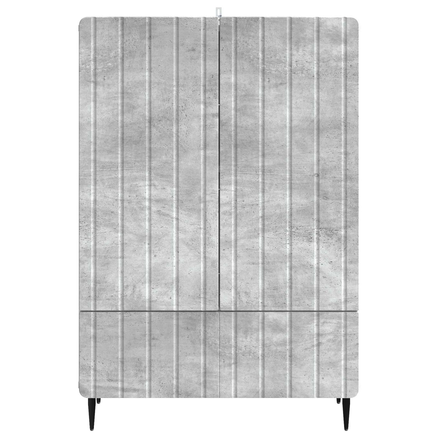 Sideboard med skuffe Betongrå 66 x 34,5 x 97 cm Konstrueret træ