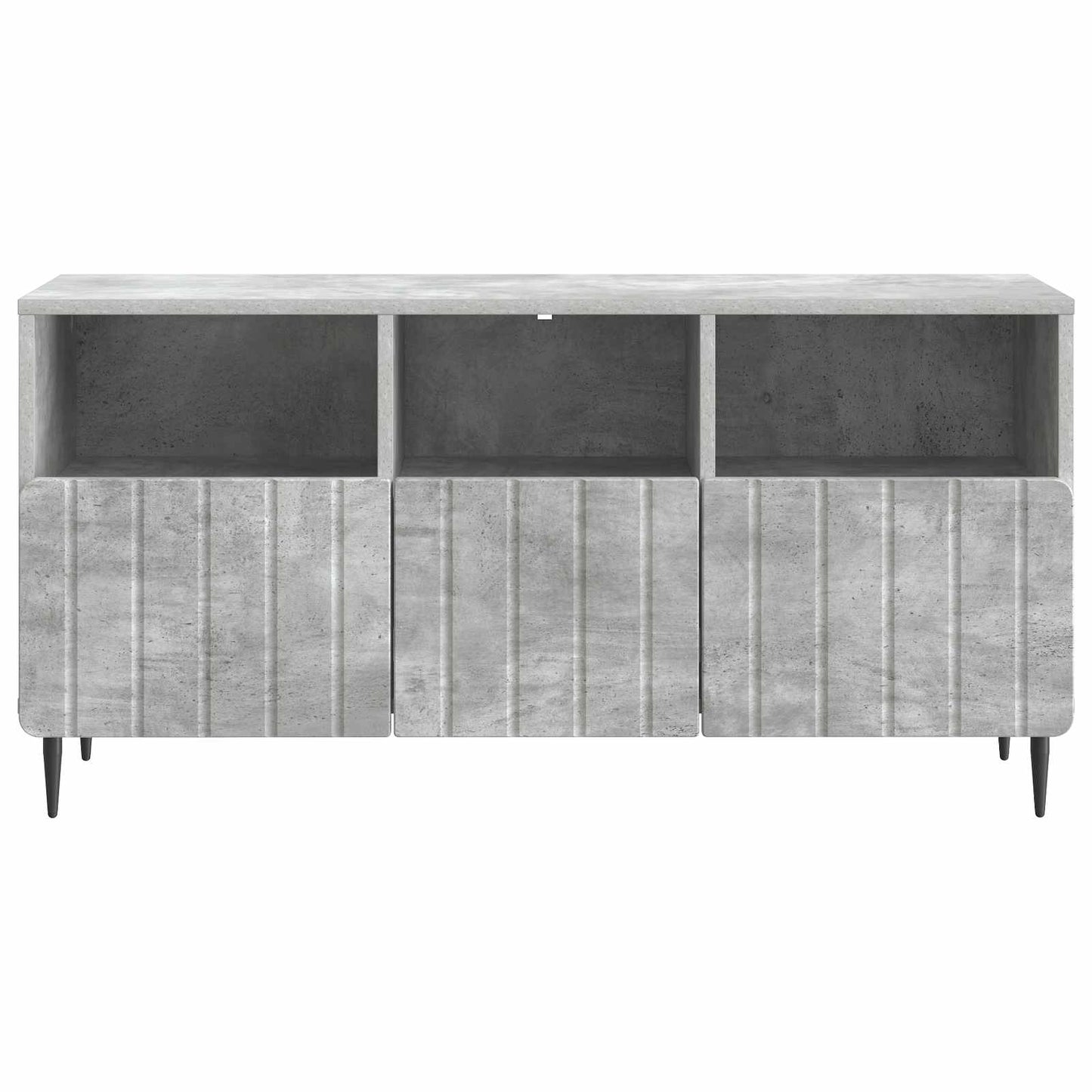 TV-skab med skuffe Betongrå 102 x 34,5 x 50 cm Konstrueret træ