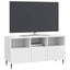 TV-skab Hvid højglans 102 x 34,5 x 50 cm Konstrueret træ