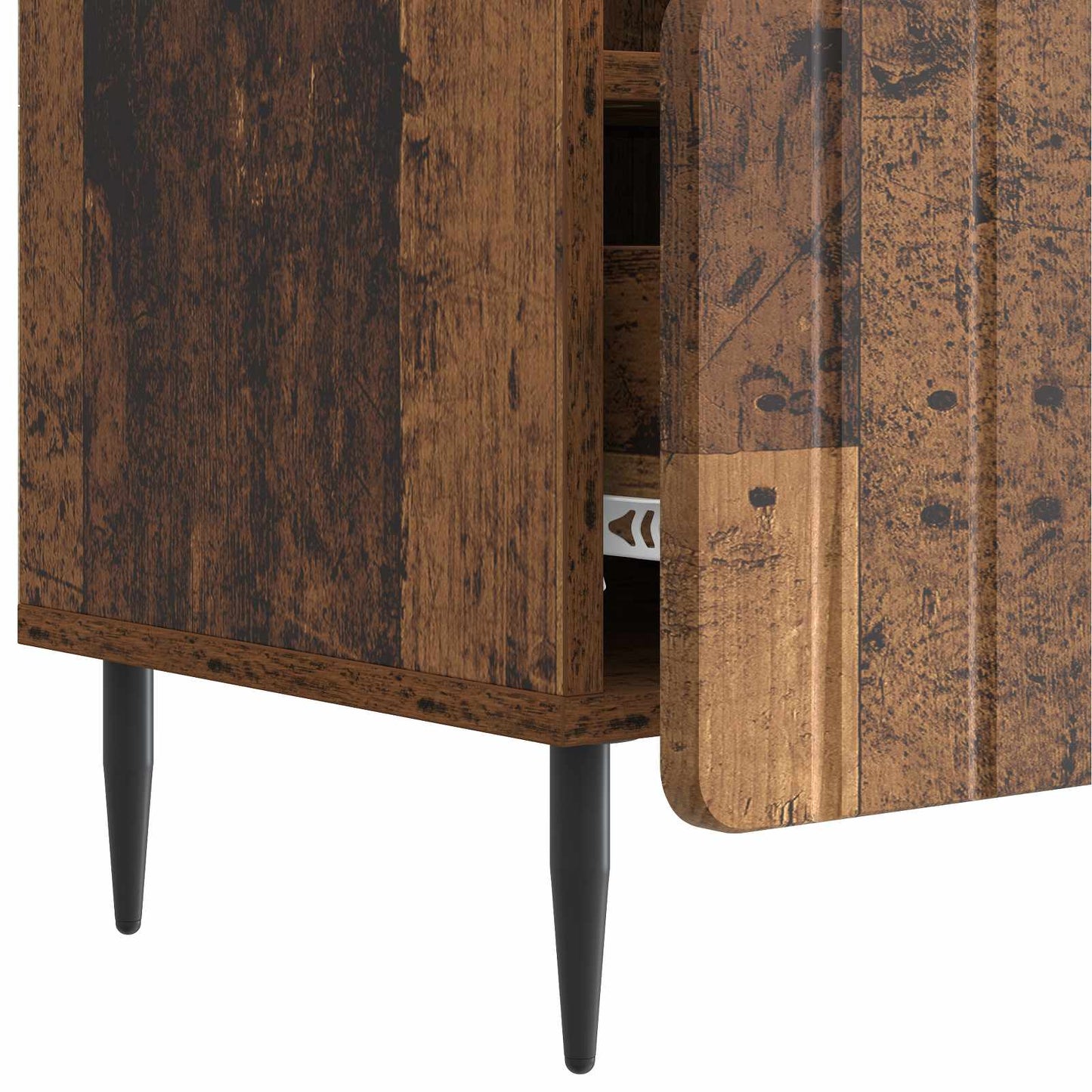 TV-skab Gammelt træ 102 x 34,5 x 50 cm Konstrueret træ