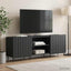 TV-skab Sort 150 x 31 x 52 cm Konstrueret træ