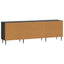 TV-skab Sort 150 x 31 x 52 cm Konstrueret træ