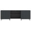 TV-skab Sort 150 x 31 x 52 cm Konstrueret træ
