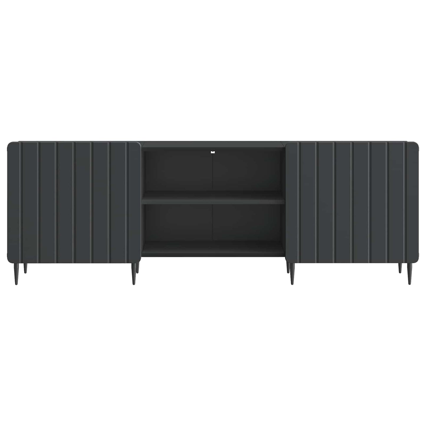 TV-skab Sort 150 x 31 x 52 cm Konstrueret træ