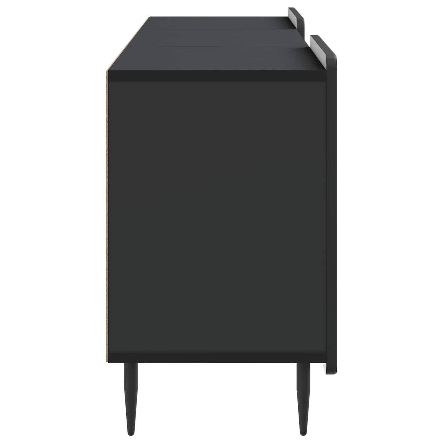TV-skab Sort 150 x 31 x 52 cm Konstrueret træ
