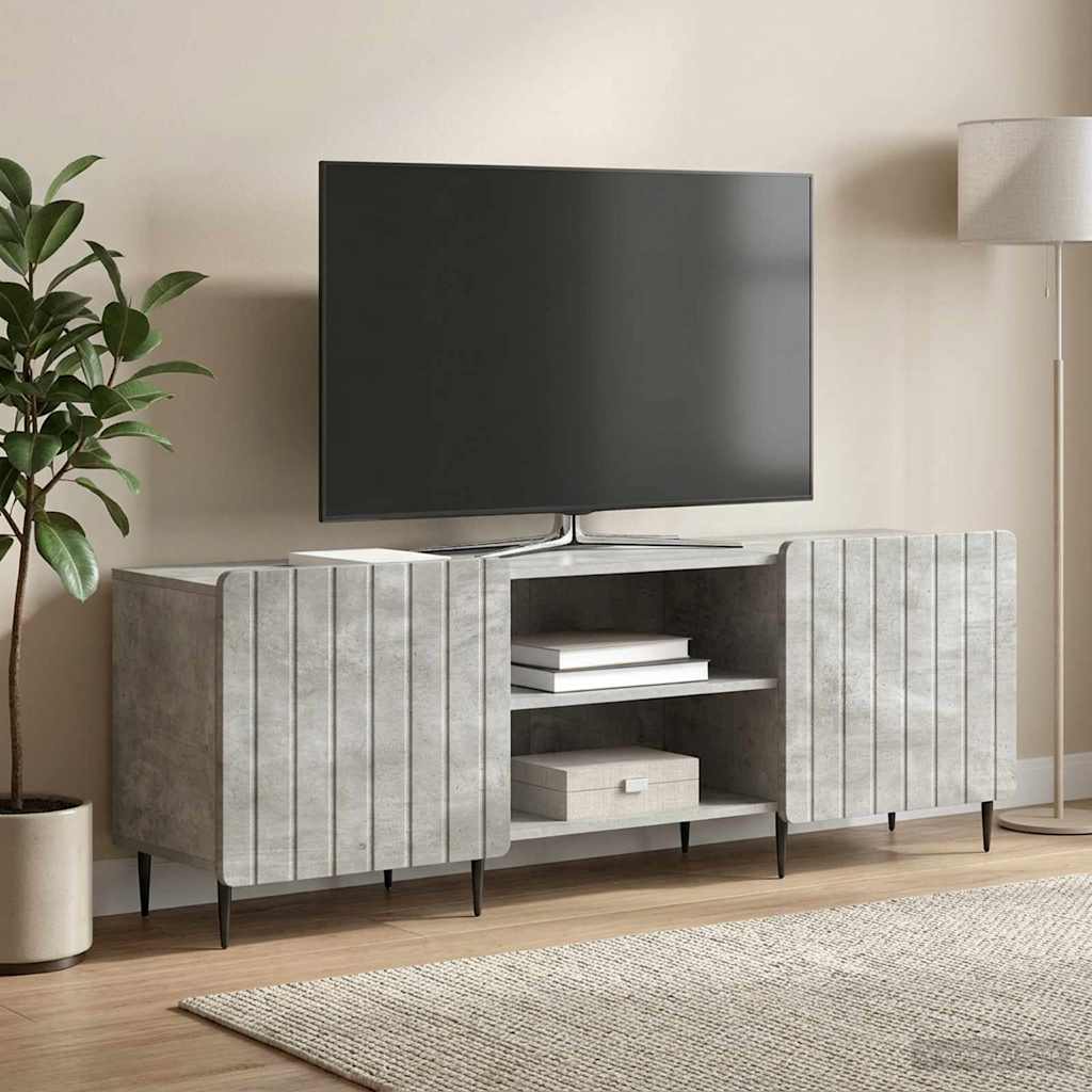 TV-skab Betongrå 150 x 31 x 52 cm Konstrueret træ