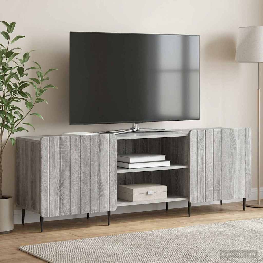 TV-skab Grå sonoma-eg 150 x 31 x 52 cm Konstrueret træ