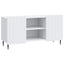 TV-skab Hvid 102 x 34,5 x 52 cm Konstrueret træ