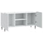 TV-skab Hvid 102 x 34,5 x 52 cm Konstrueret træ