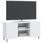 TV-skab Hvid 102 x 34,5 x 52 cm Konstrueret træ