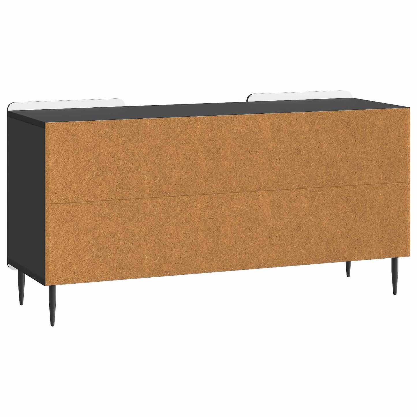 TV-skab Sort 102 x 34,5 x 52 cm Konstrueret træ
