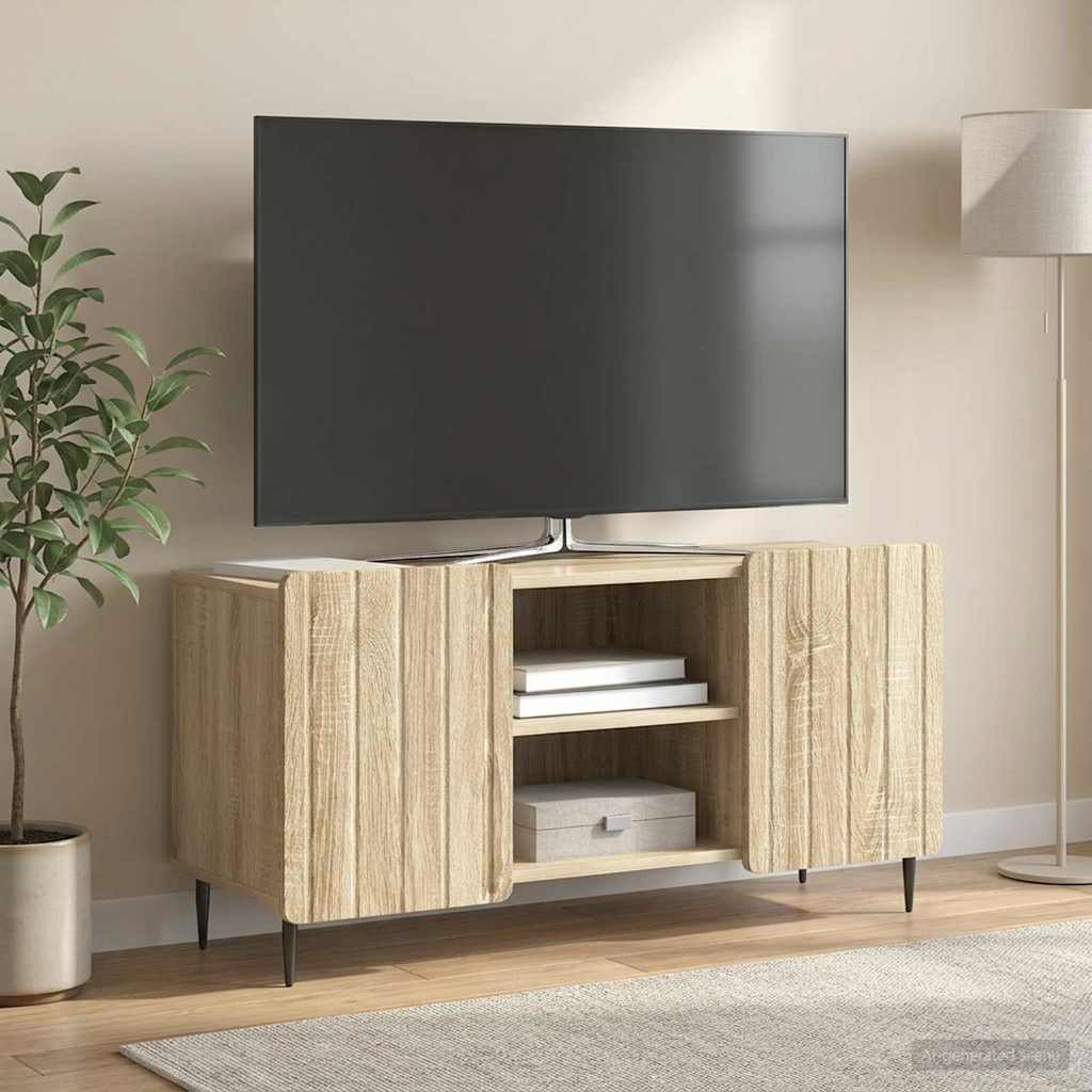 TV-skab Sonoma-eg 102 x 34,5 x 52 cm Konstrueret træ