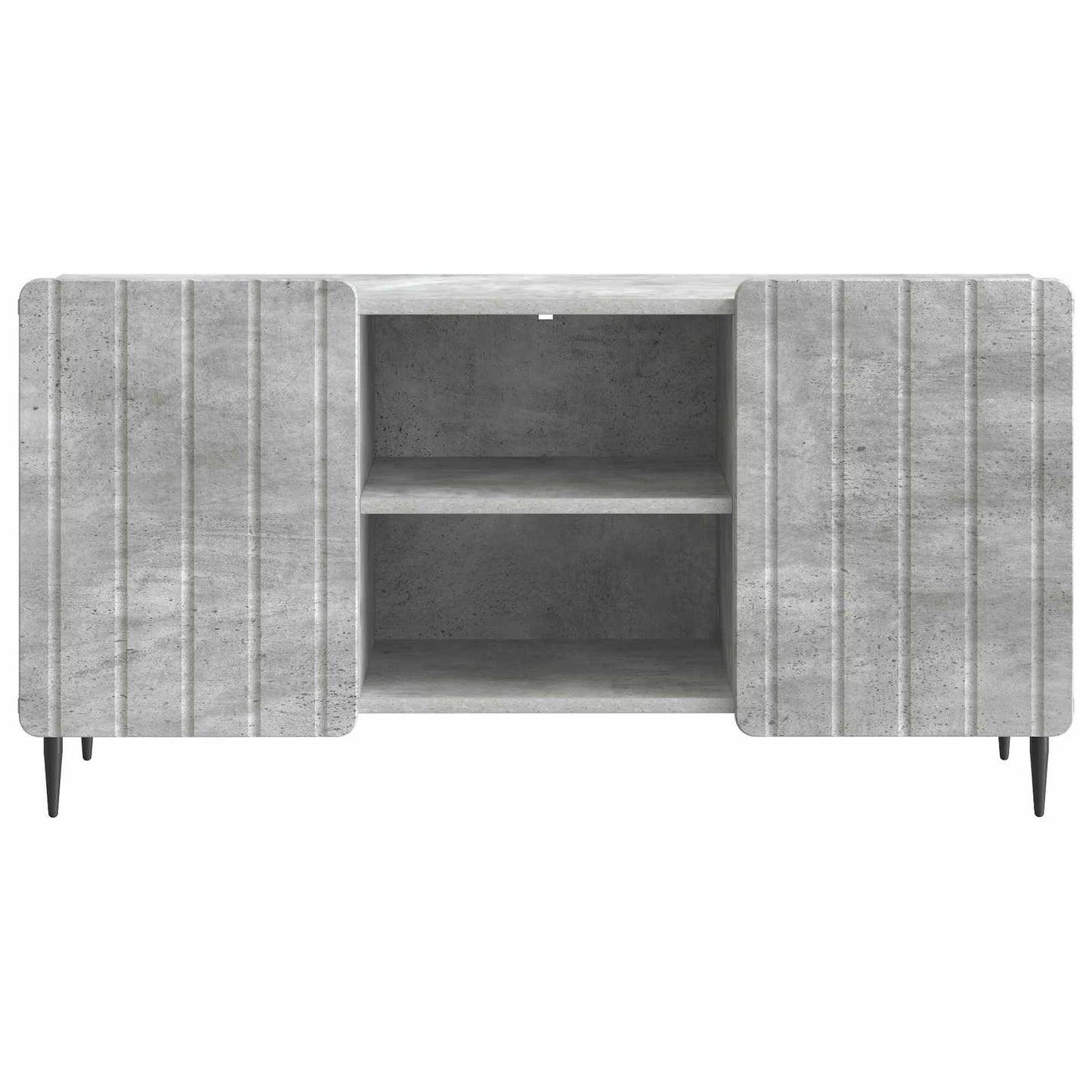 TV-skab Betongrå 102 x 34,5 x 52 cm Konstrueret træ