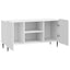 TV-skab Hvid højglans 102 x 34,5 x 52 cm Konstrueret træ