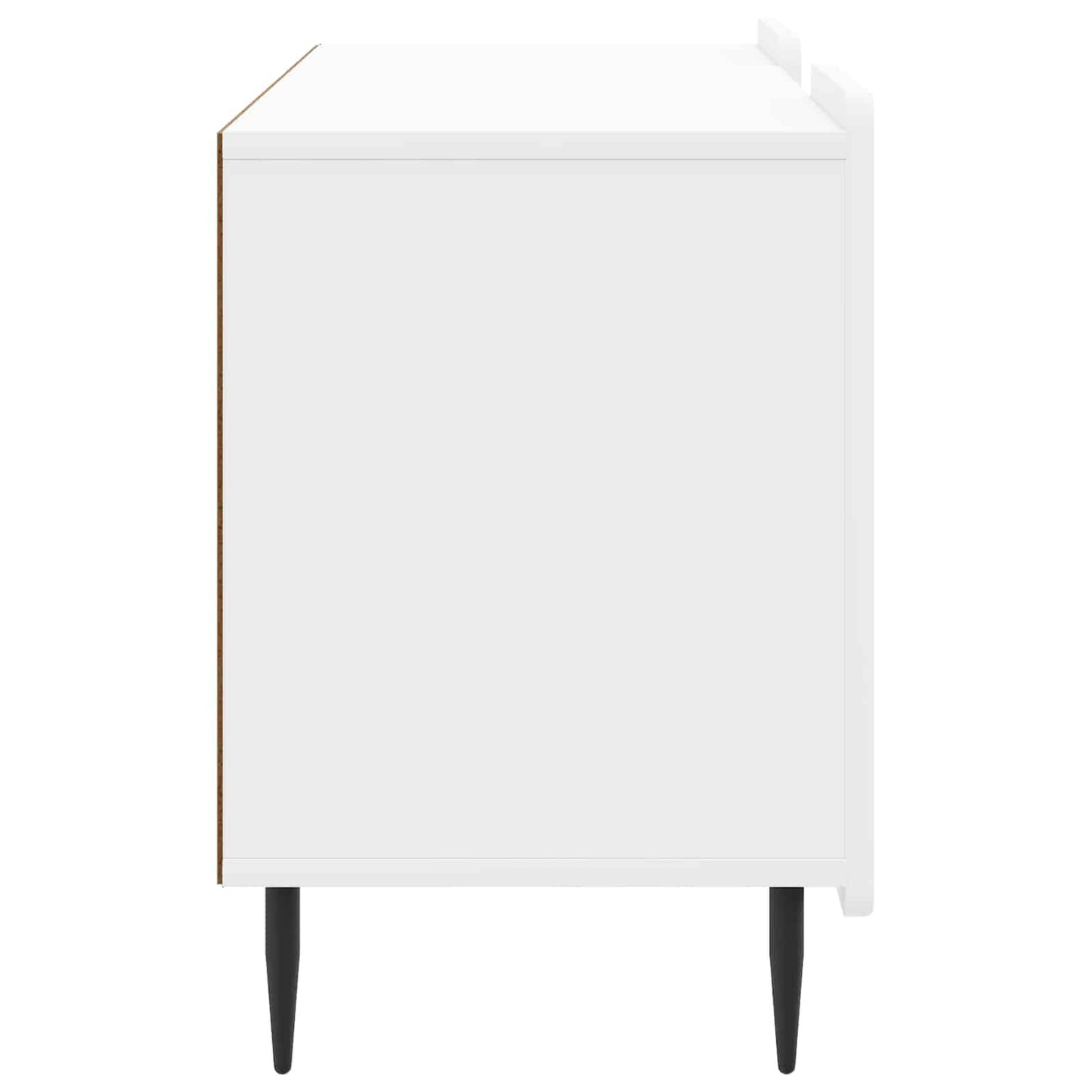 TV-skab Hvid højglans 102 x 34,5 x 52 cm Konstrueret træ