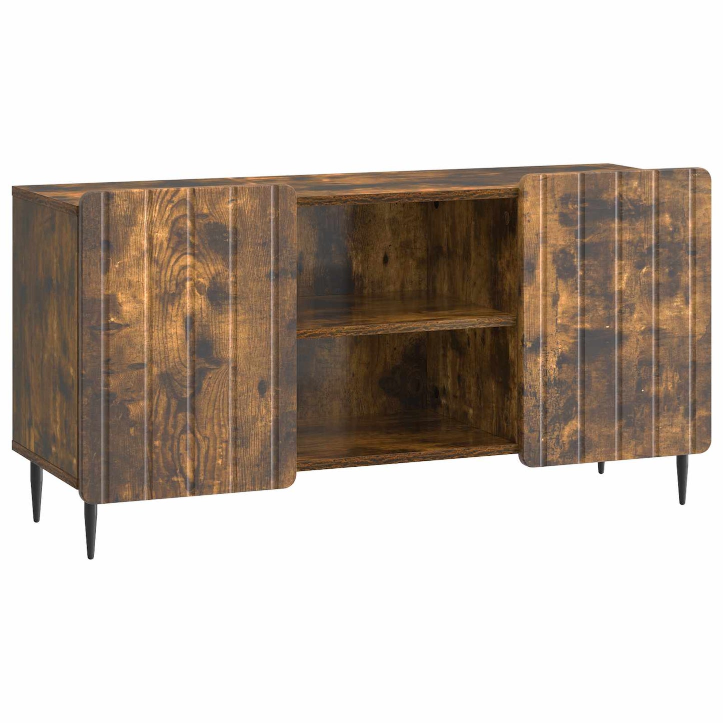 TV-skab Røget eg 102 x 34,5 x 52 cm Konstrueret træ