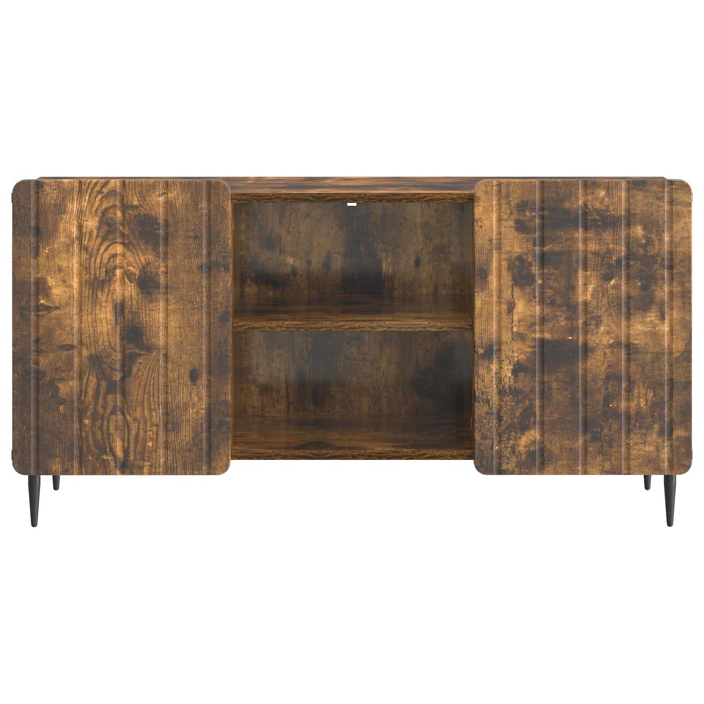 TV-skab Røget eg 102 x 34,5 x 52 cm Konstrueret træ