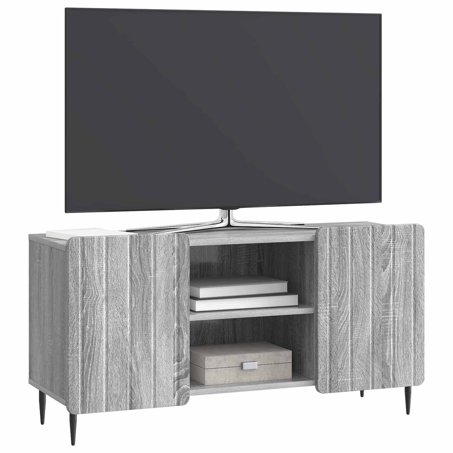 TV-skab Grå sonoma-eg 102 x 34,5 x 52 cm Konstrueret træ