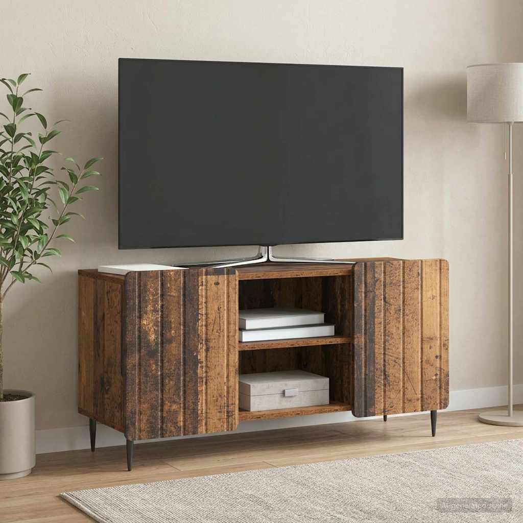 TV-skab Gammelt træ 102 x 34,5 x 52 cm Konstrueret træ