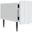 TV-skab med skuffe Hvid 147 x 34,5 x 32 cm Konstrueret træ