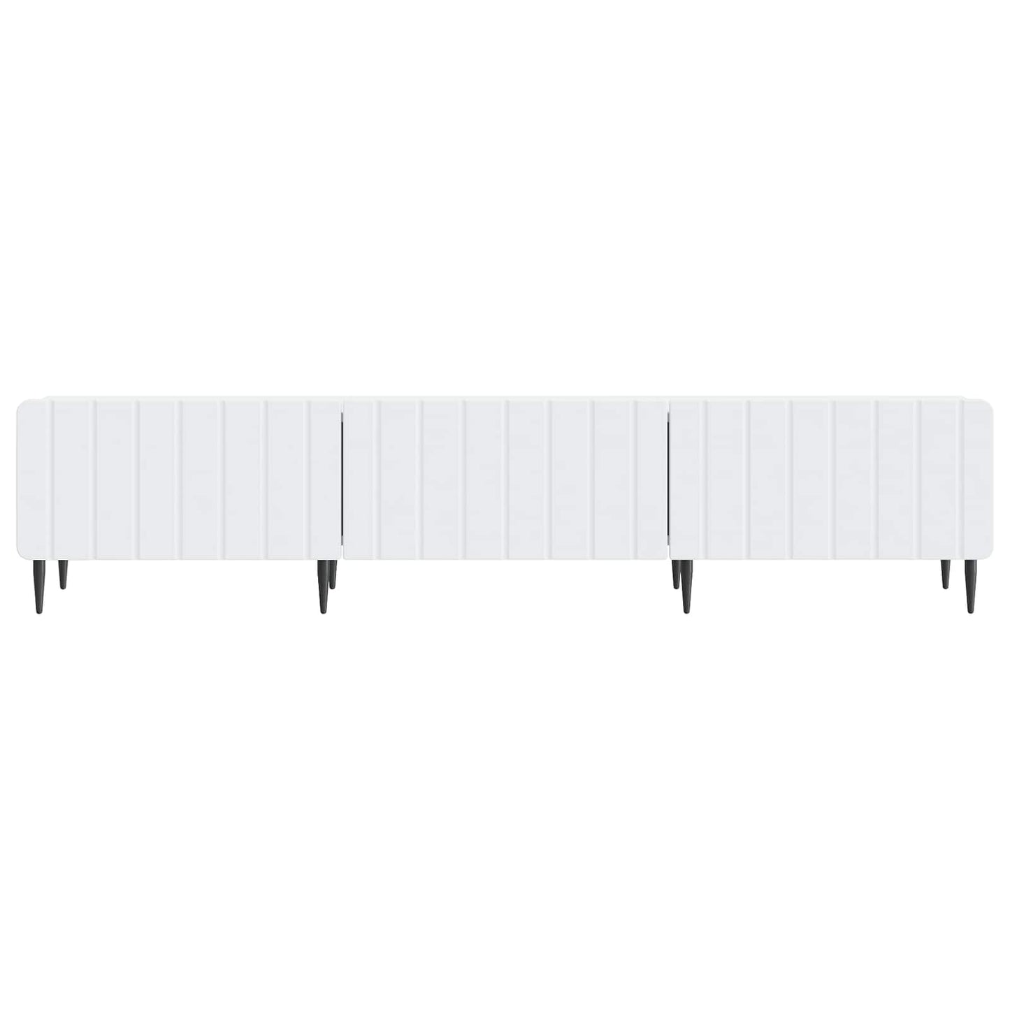 TV-skab med skuffe Hvid 147 x 34,5 x 32 cm Konstrueret træ
