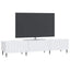 TV-skab med skuffe Hvid 147 x 34,5 x 32 cm Konstrueret træ