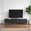 TV-skab med skuffe Sort 147 x 34,5 x 32 cm Konstrueret træ