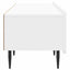 TV-skab Hvid højglans 147 x 34,5 x 32 cm Konstrueret træ