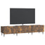 TV-skab med skuffe Røget eg 147 x 34,5 x 32 cm Konstrueret træ