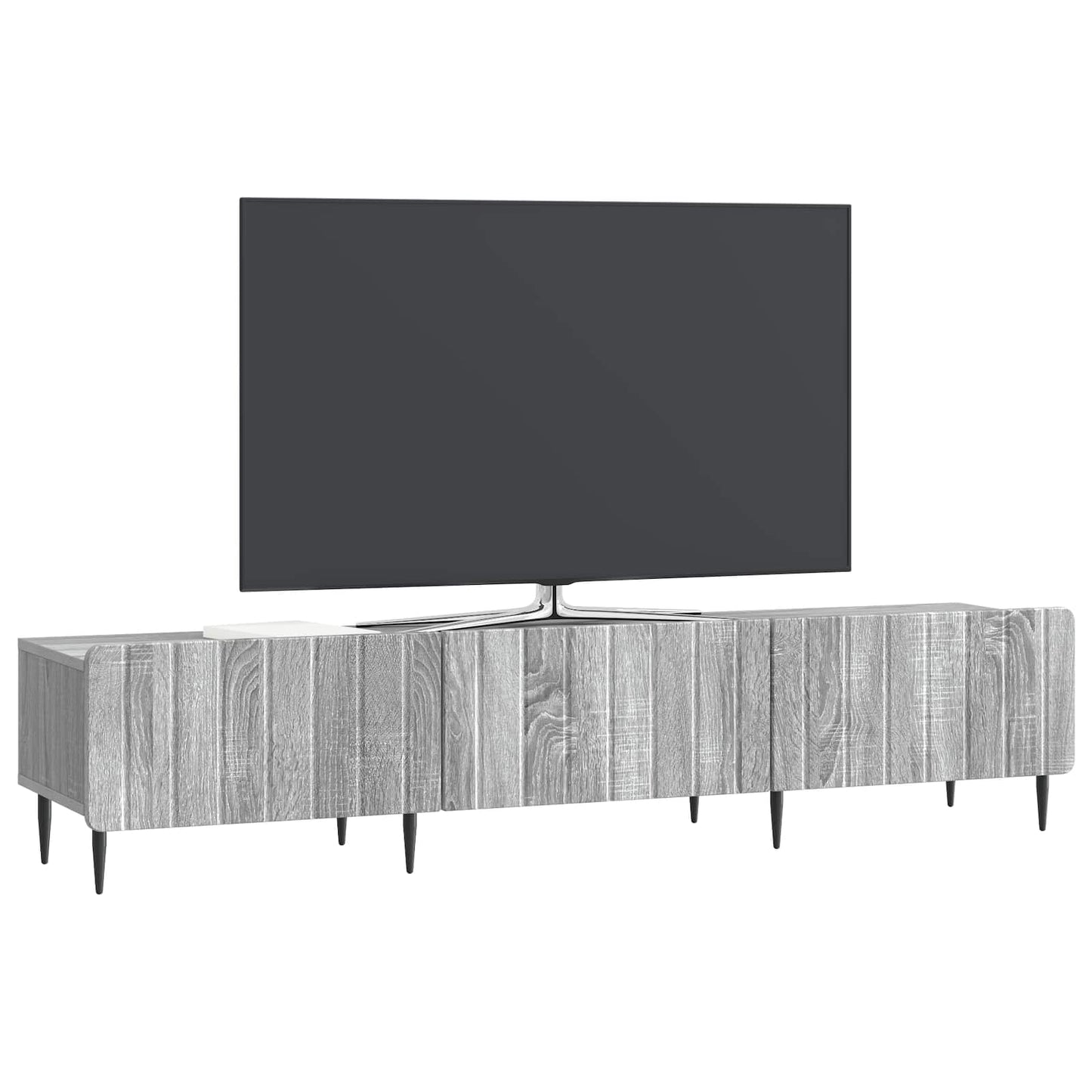 TV-skab Grå sonoma-eg 147 x 34,5 x 32 cm Konstrueret træ