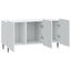 TV-skab Hvid 99 x 34,5 x 52 cm Konstrueret træ