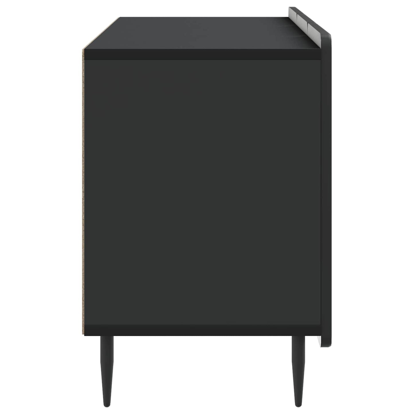 TV-skab Sort 99 x 34,5 x 52 cm Konstrueret træ