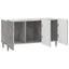 TV-skab Betongrå 99 x 34,5 x 52 cm Konstrueret træ