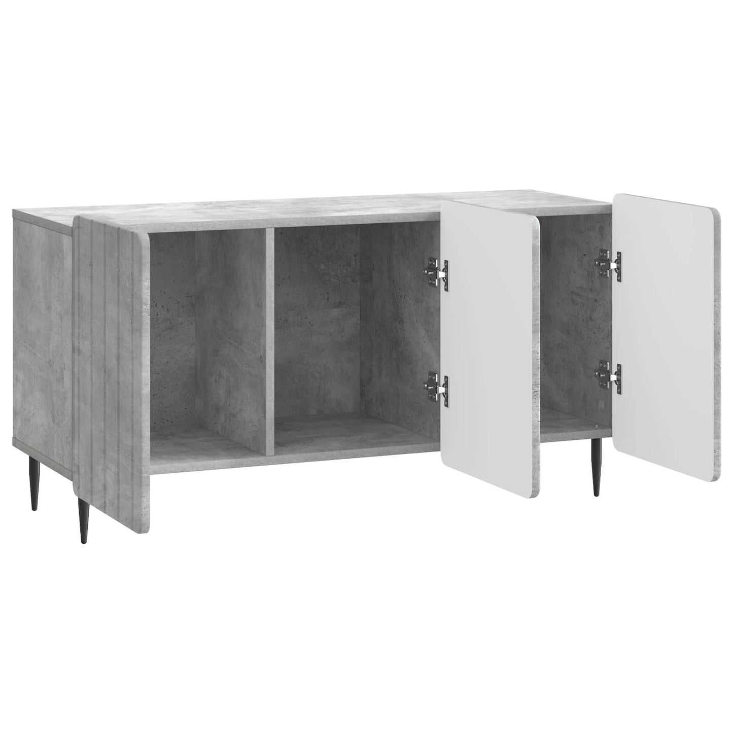 TV-skab Betongrå 99 x 34,5 x 52 cm Konstrueret træ