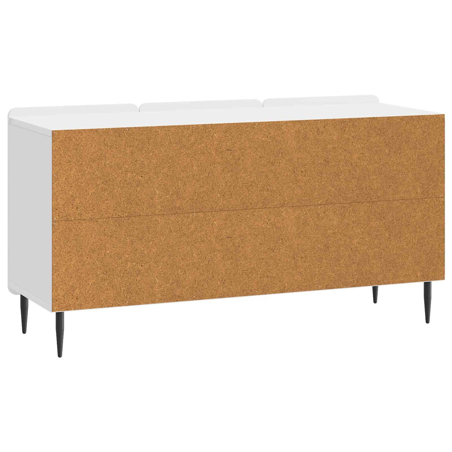 TV-skab Hvid højglans 99 x 34,5 x 52 cm Konstrueret træ
