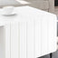 Sofabord Hvid 90 x 50 x 40 cm Konstrueret træ