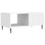 Sofabord Hvid 90 x 50 x 40 cm Konstrueret træ