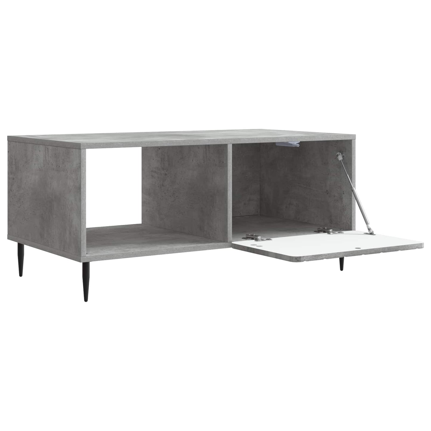 Sofabord Betongrå 90 x 50 x 40 cm Konstrueret træ