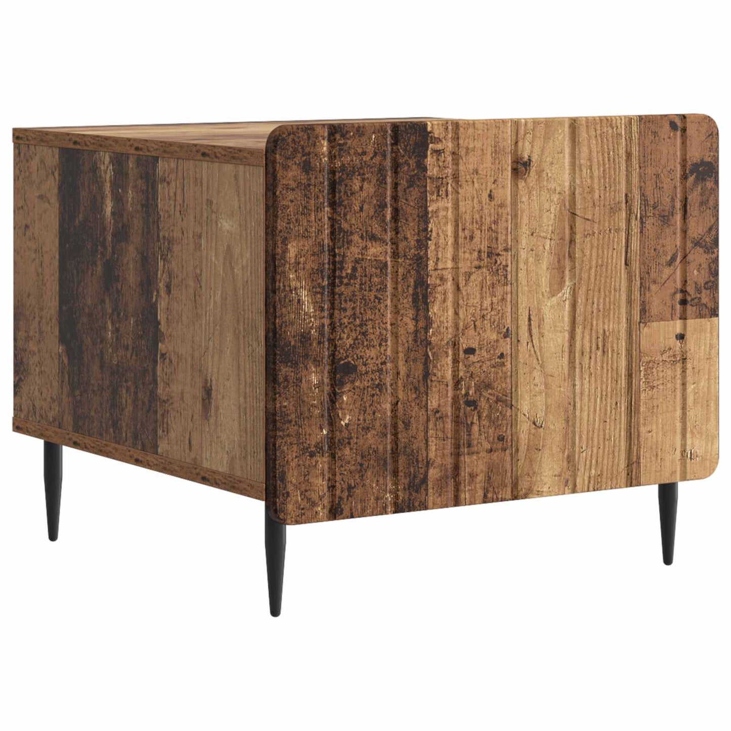 Sofabord med skuffe Gammelt træ 49 x 50 x 42 cm Konstrueret træ