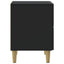 Natskab med skuffe 2 pcs Sort 43 x 34,5 x 48 cm Konstrueret træ
