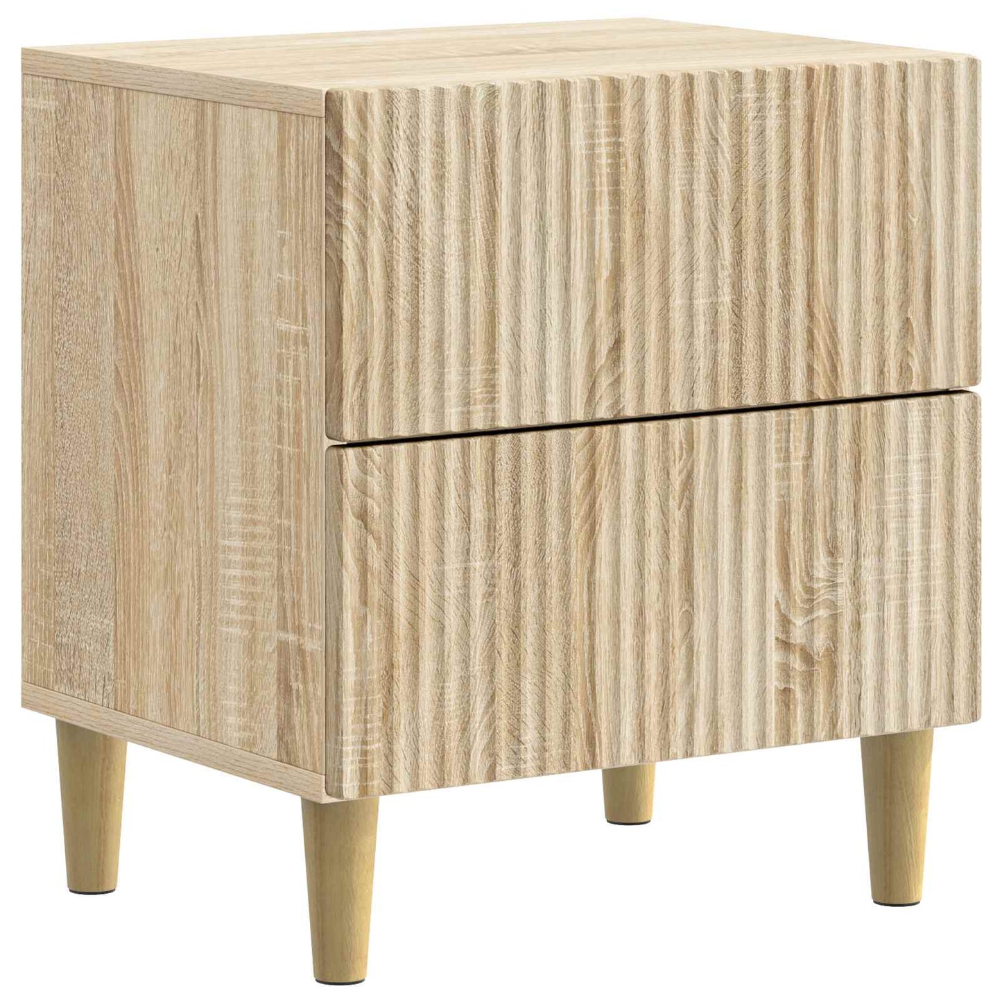 Natskab 2 stk. Sonoma-eg 43 x 34,5 x 48 cm Konstrueret træ